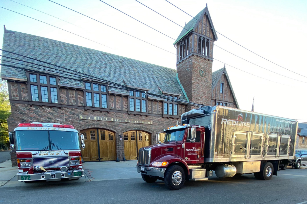 Front of Sea Cliff Fire department building 